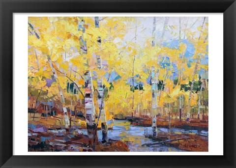 Framed Amarillo Autumn Print