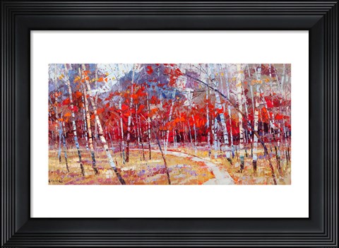 Framed Autumn Joy Print