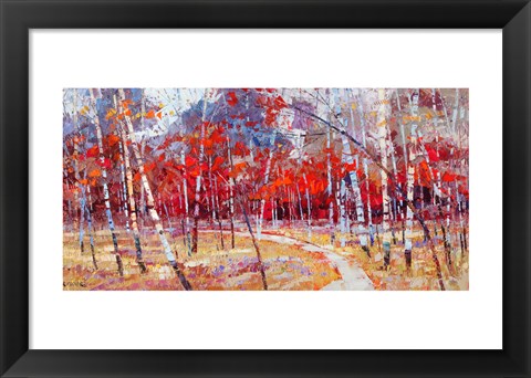 Framed Autumn Joy Print