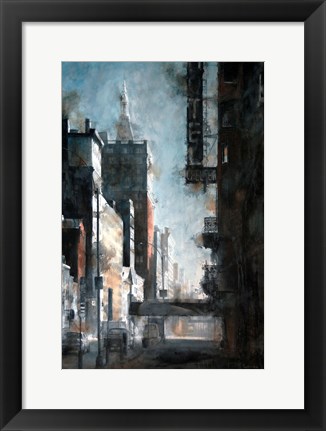 Framed West 23rd Street, Hotel Chelsea Print