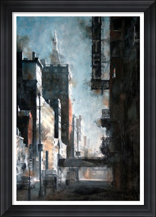 Framed West 23rd Street, Hotel Chelsea Print