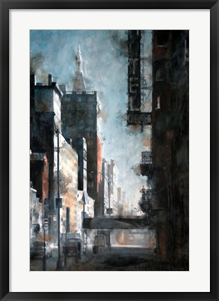 Framed West 23rd Street, Hotel Chelsea Print