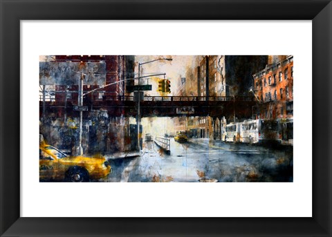 Framed PARK-West 23rd Street High Line Print