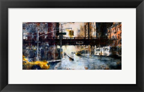 Framed PARK-West 23rd Street High Line Print