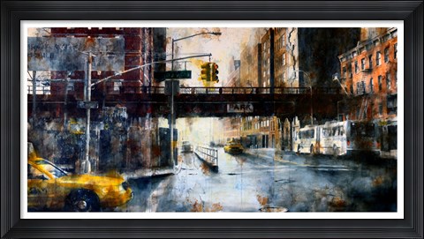 Framed PARK-West 23rd Street High Line Print