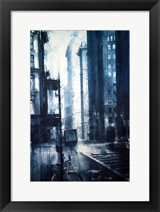 Framed Broadway to the Flatiron Building Print