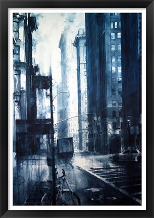 Framed Broadway to the Flatiron Building Print