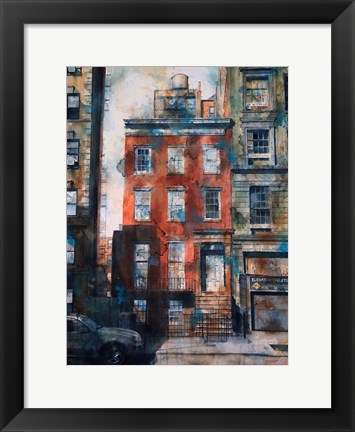 Framed Hold Out, 111 W. 13th Street Print