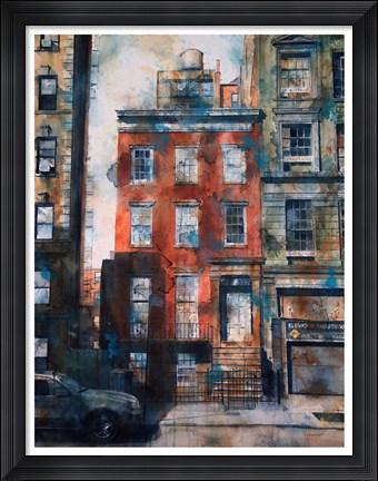 Framed Hold Out, 111 W. 13th Street Print