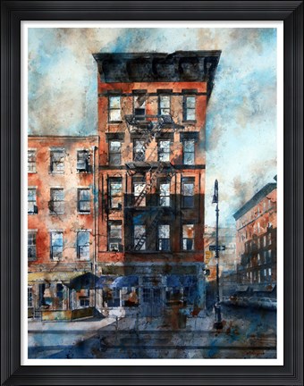 Framed Hudson &amp; Perry Street Print