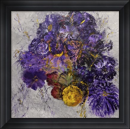 Framed Intertwined oil panel Print