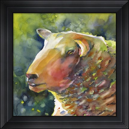 Framed Ewe Look Baa - Velous Print