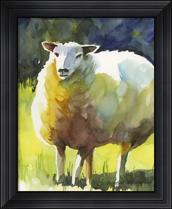 Framed Sheep I Print
