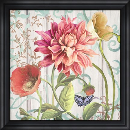 Framed Dahlia Refresh Print