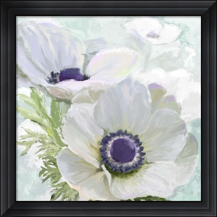 Framed Anenome White Print
