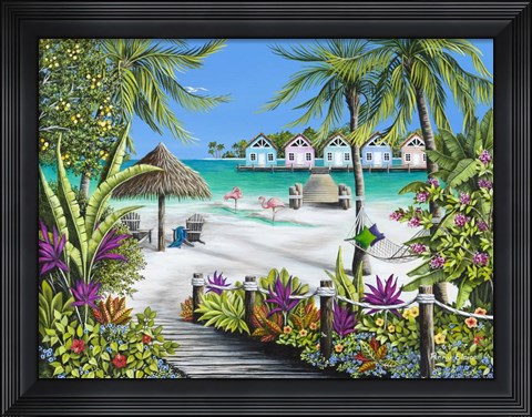 Framed Tropical Escape Print