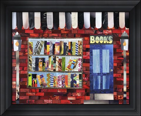 Framed Bookshop Print