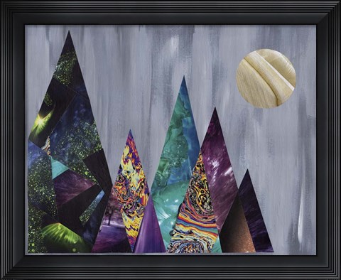 Framed Mountains Print