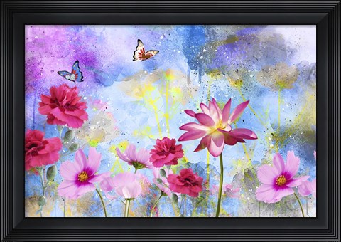 Framed Beauty in Light Print