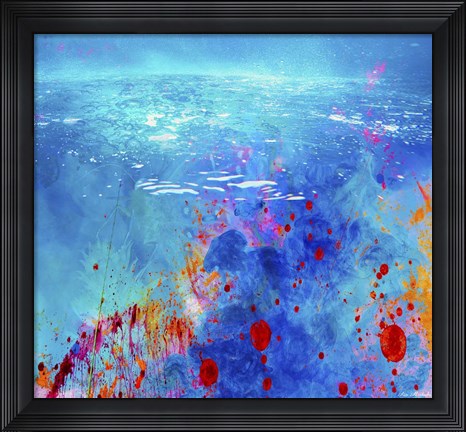 Framed Color Explosion 6 Print