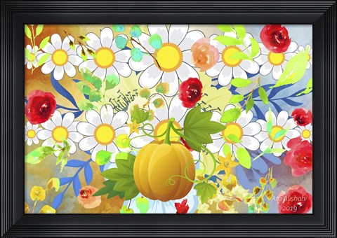 Framed Beauty Of Flowers 2 Print