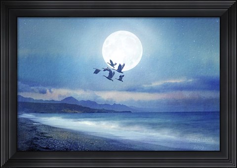 Framed Birds Flying 2 Print