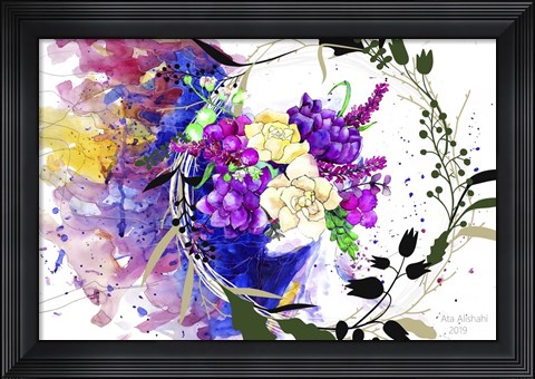 Framed Pain 4 Print
