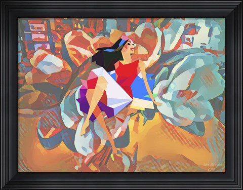 Framed Dreamy Mind Print
