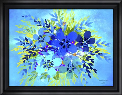 Framed Flowers P29 Print