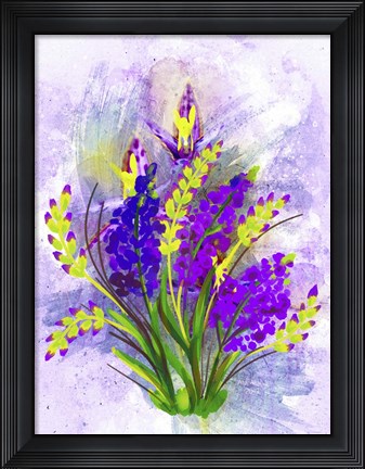 Framed Flowers P39 Print