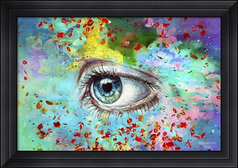 Framed Eye Print