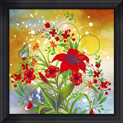 Framed When I Feel 7 Print