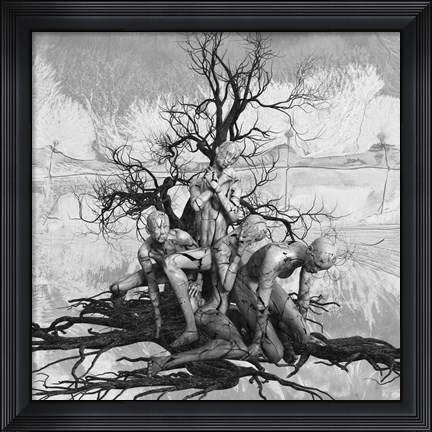 Framed All Connected 2 Print