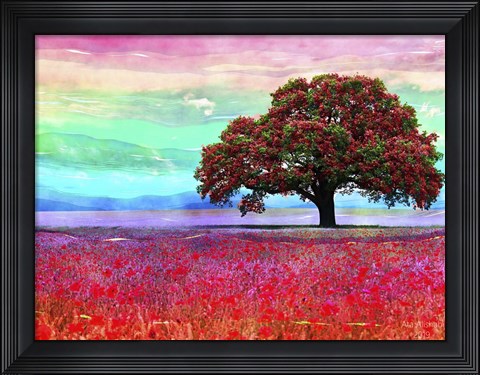 Framed My Colorful Mind 2 Print