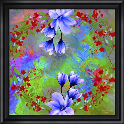 Framed My Colorful Mind 3 Print