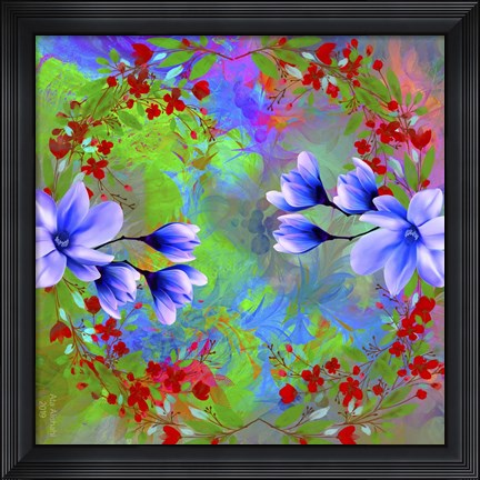 Framed My Colorful Mind 5 Print