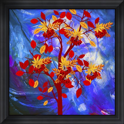 Framed My Colorful Mind 11 Print