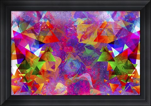 Framed My Colorful Mind 14 Print