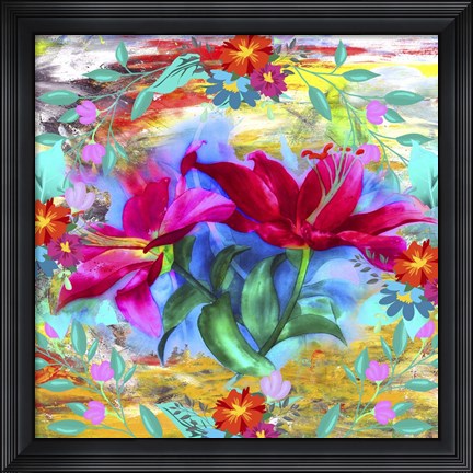 Framed My Colorful Mind 15 Print