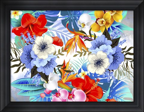 Framed My Colorful Mind 16 Print