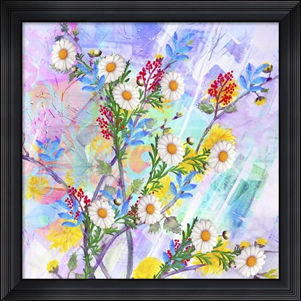 Framed My Colorful Mind 19 Print
