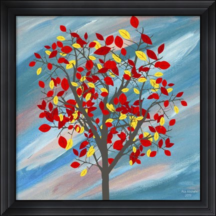 Framed My Colorful Mind 21 Print