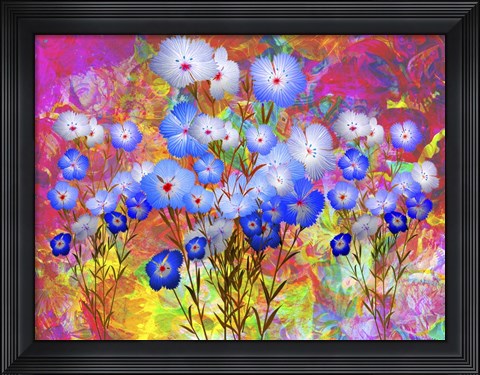 Framed Flowers Print