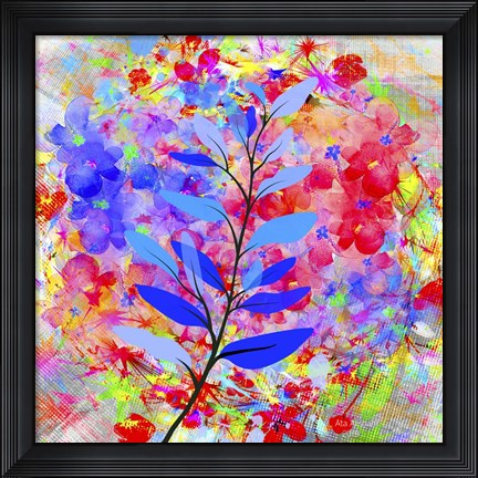 Framed Leaves 2 Print