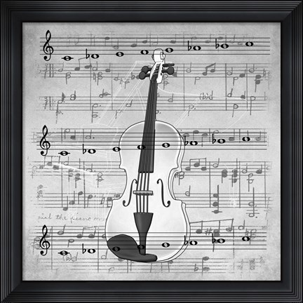 Framed Music Print