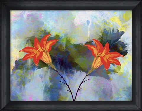 Framed Twins Print