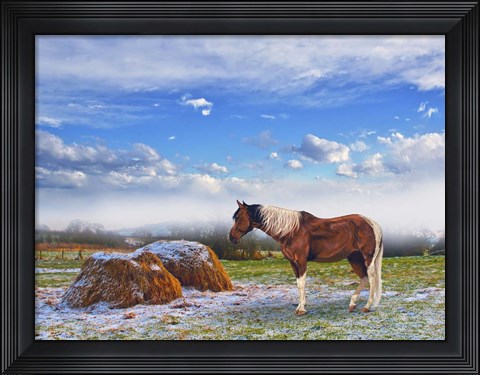 Framed Winter On The Way Print
