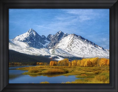 Framed Winterfall Print
