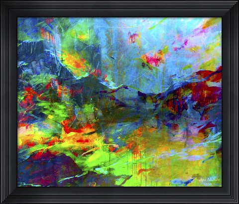 Framed Abstract 1A Print