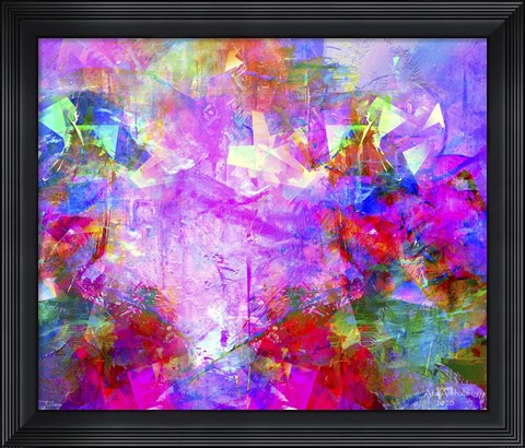 Framed Abstract 1B Print